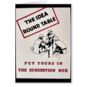 The Idea Round Table, Put Yours In The Suggestion cards