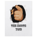 The idiots you! flyer design