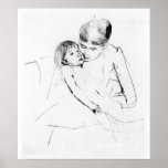 The ill child by Mary Stevenson Cassatt Posters