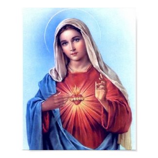 The Immaculate Heart of Mary Poster
