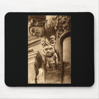 The Imp Gothic Cathedral 1912 Vintage mousepad