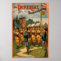 The Imperial Burlesquers Female Soldiers Play Posters