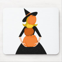 The Impossible Pumpkin Stack Mouse Pad