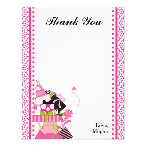 The Impossible Wedding Stack-Lace thank you Custom Invite