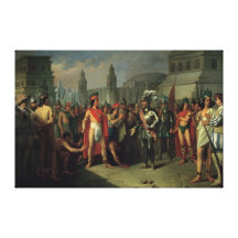 The Imprisonment of Guatimocin Canvas Print