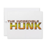 The Incredible Hunk Personalized Invitation