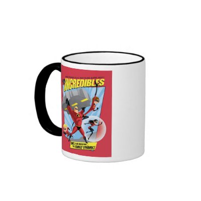 The Incredibles Action Poster Disney mugs