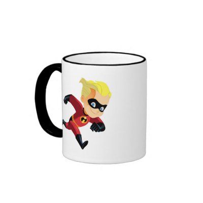 The Incredibles Dash running Disney mugs