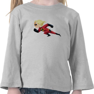 The Incredibles Dash running Disney t-shirts