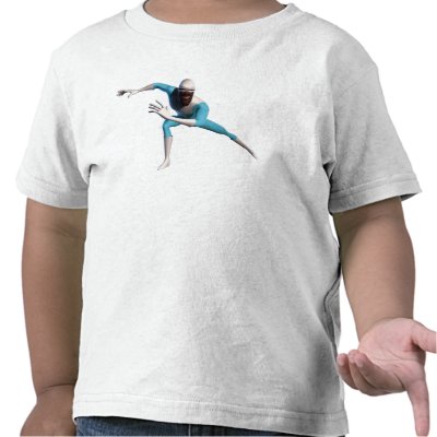 The Incredible's Frozone ice skates Disney t-shirts