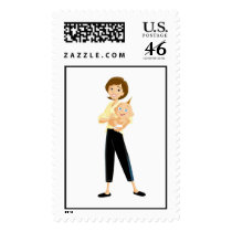 The Incredibles Helen holding Jack-Jack baby Postage Stamps