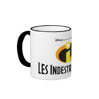 The Incredibles "Les Indestructibles" French logo mugs