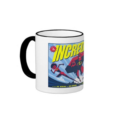 The Incredibles movie poster Disney mugs