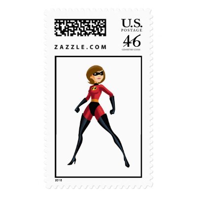 The Incredibles Mrs. Incredible Elastigirl Disney postage