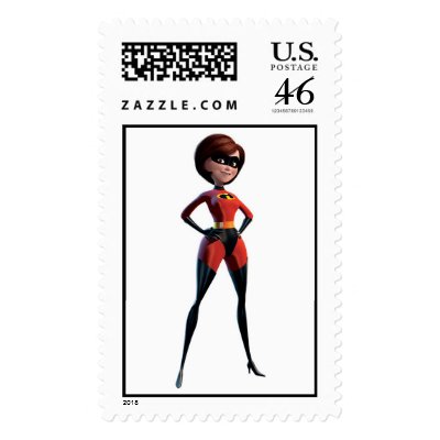 The Incredibles Mrs.Incredibles Elastigirl Disney postage