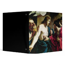 The Incredulity of St. Thomas 3 Ring Binders