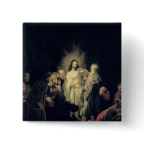 The Incredulity of St. Thomas Pinback Buttons