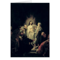 The Incredulity of St. Thomas Greeting Cards
