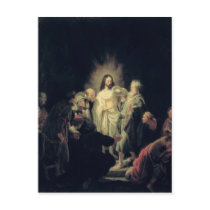 The Incredulity of St. Thomas Postcard