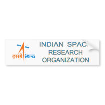 The Indian Space Research Organisation - ISRO Bumper Sticker