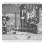 The Industrious 'Prentice a Favourite Square Sticker