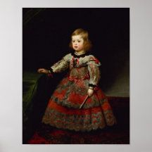 The Infanta Maria Margarita  of Austria Posters