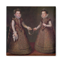 The Infantas Isabella Clara Eugenia Magnets