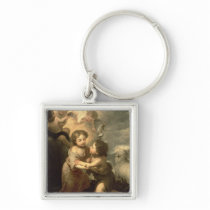 The Infants Christ and John the Baptist Keychain