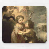 The Infants Christ and John the Baptist Mouse Pads