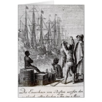 The Inhabitants of Boston Throw Card