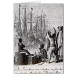 The Inhabitants of Boston Throw cards