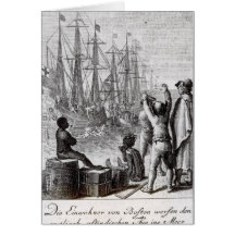 The Inhabitants of Boston Throw Card
