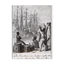 The Inhabitants of Boston Throw Postcard