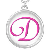 The Initial D Sterling Silver Necklace