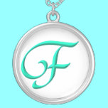 The Initial F Sterling Silver Necklace necklaces