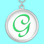 The Initial G Sterling Silver Necklace necklaces