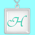 The Initial H Sterling Silver Necklace necklaces