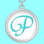 The Initial P Sterling Silver Necklace necklaces