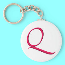 The Initial Q keychains by Artists4God The Initial Q keychains