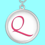 The Initial Q Sterling Silver Necklace necklaces