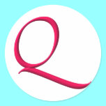 The Initial Q stickers