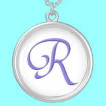 The Initial R Sterling Silver Necklace by Artists4God The Initial R Sterling Silver Necklace