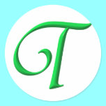 The Initial T stickers