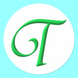 The Initial T stickers