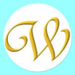 The Initial W stickers