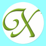 The Initial X stickers