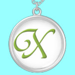 The Initial X Sterling Silver Necklace necklaces