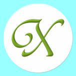 The Initial X stickers