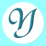The Initial Y stickers