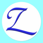 The Initial Z stickers